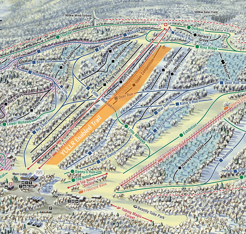 Mountain Resort Map