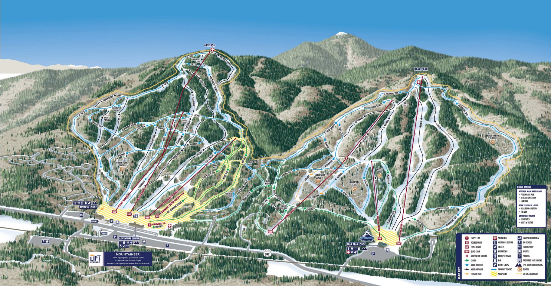 Mountain Resort Map