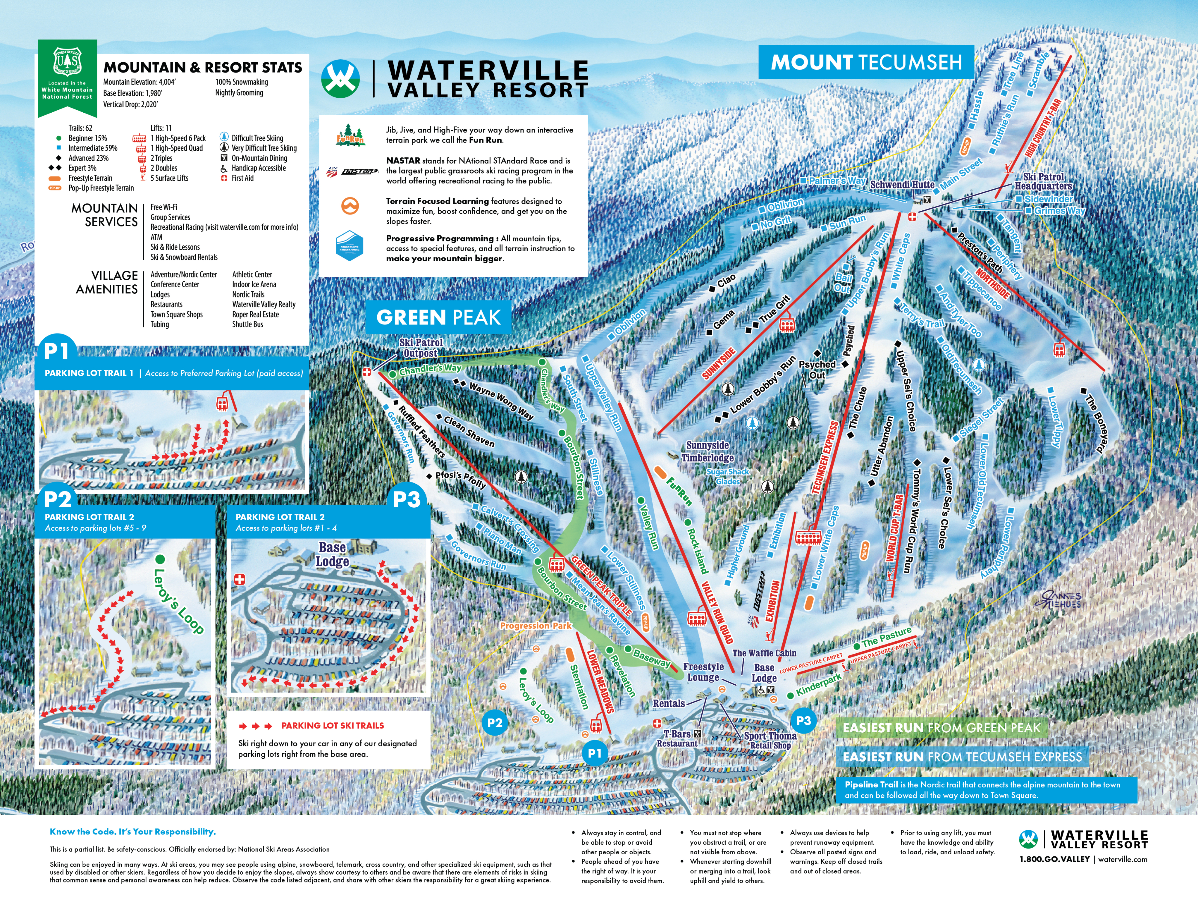 Mountain Resort Map