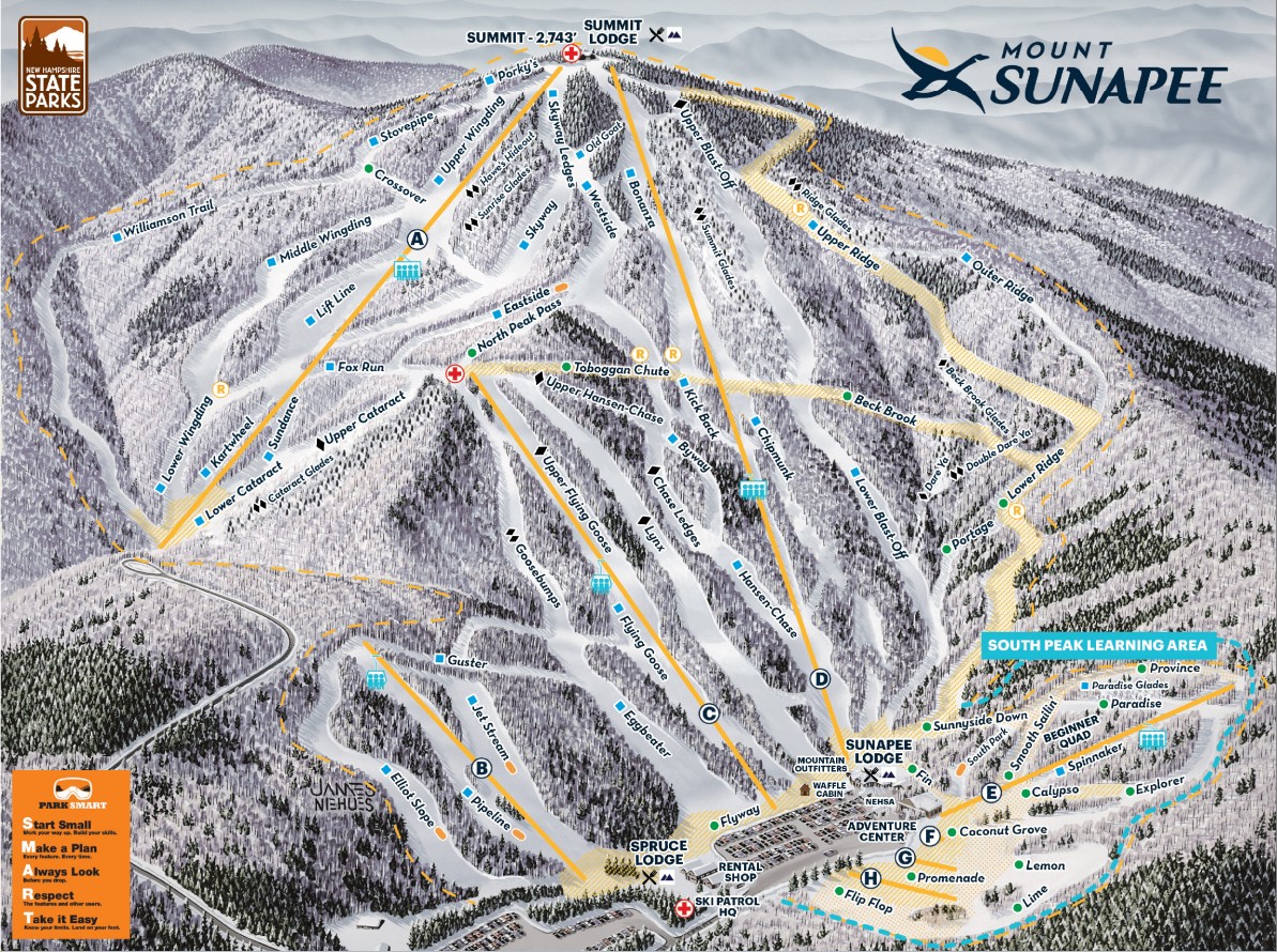Mountain Resort Map